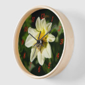 Hommel en witte dahlia foto (Hoek)