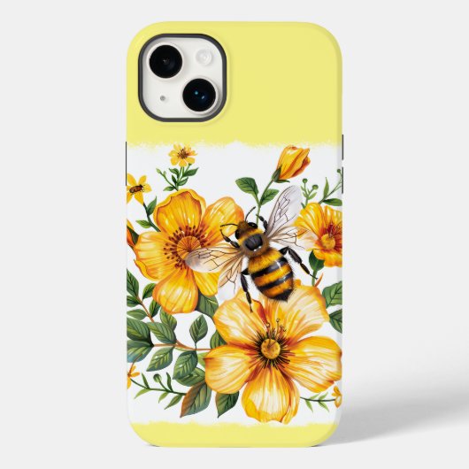 Hommel Floral Case-Mate iPhone Case (Achterkant)
