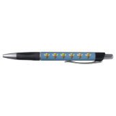 hommel, honingbij insect Cartoon Vibrant blauw Pen (Bodem)