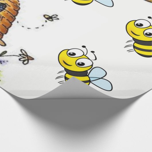 hommel kinderen inpakpapier cadeau (Hoek)