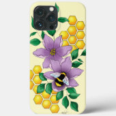 Hommel Lavendel Bloemen Geel Case-Mate iPhone Case (Achterkant)
