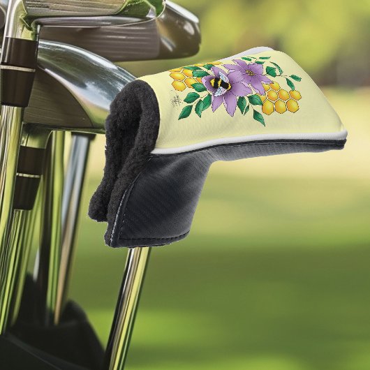 Hommel Lavendel Bloemen Geel Golfheadcover