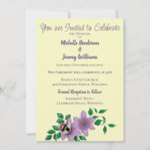 Hommel Lavendel Bloemen Geel Kaart (Voorkant)