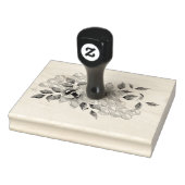 Hommel Lavendel Bloemen Geel Rubberstempel