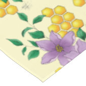 Hommel Lavendel Bloemen Geel Tafelkleed (Gekanteld)