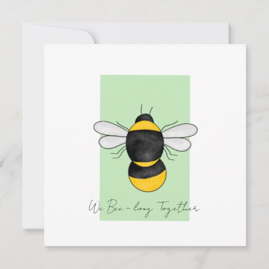 Hommel leuke grap wenskaart kaart (Voorkant)