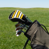 Hommel Nostalgisch Over Strepen met Naam Golfheadcover (Insitu)