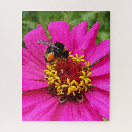 hommel op het werk legpuzzel (Verticaal)