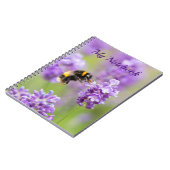 hommel op lavendel notitieboek (Linkerzijde)