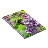 Hommel op Lila Confucius Quote Notitieboek (Rechterzijde)