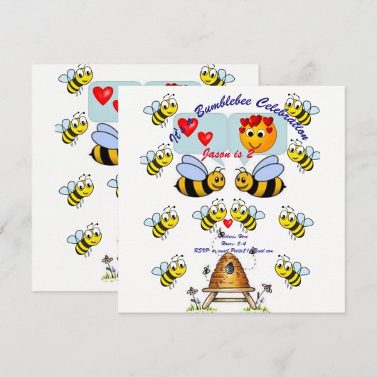 hommel voor kinderen kaart (Voorkant / Achterkant)