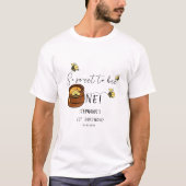 Hommel zo lief om een 1e verjaardag familie te zij t-shirt (Voorkant)