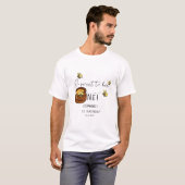 Hommel zo lief om een 1e verjaardag familie te zij t-shirt (Voorkant volledig)
