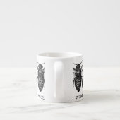 Hommelaar Zwarte Hommels Espresso Kop (Achterkant)