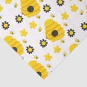 Hommelbijenkorf patroon tissuepapier (Detail)