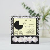 Hommels Baby Shower Uitnodigingen (Staand voorkant)