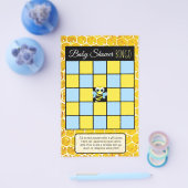 Hommels Bij Thema baby shower spellen Flyer (Enkel)