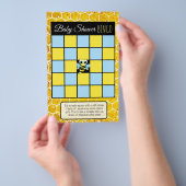 Hommels Bij Thema baby shower spellen Flyer (Hand)