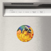 Hommels Bloemen Macro Magneet (Insitu (Vaatwasser))