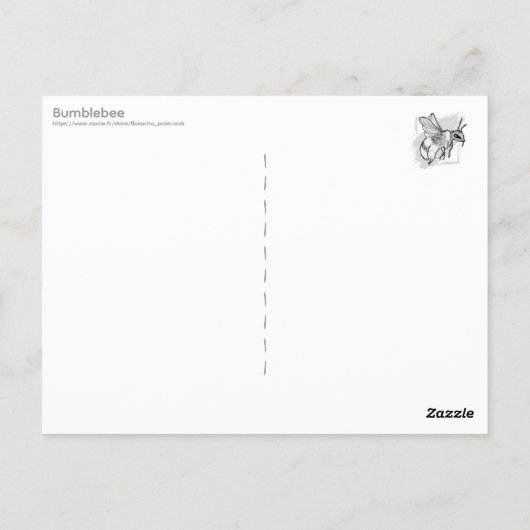 Hommels Briefkaart (Achterkant)