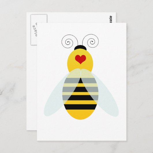 hommels briefkaart (Voorkant / Achterkant)