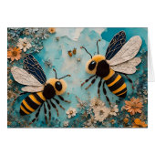 Hommels collage, alle gelegenheden blanco groet (Voorkant Horizontaal)