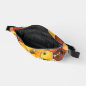 Hommels en Honingraat Patroon Heuptasje (Open)