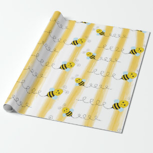 Hommels Inpakpapier Vlieg Honingbij Cadeaupapier