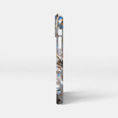 Hommels op wilde kersenbloesem iPhone hoesje (Linkerkant)