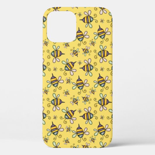 Hommels Patroon Case-Mate iPhone Case (Achterkant)