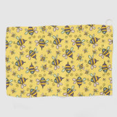 Hommels Patroon Golfhanddoek (Horizontaal)