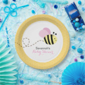 Hommels Roze Vleugels Custom Papieren Bord (Feest)