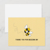 Hommels verjaardag bedankbrief bedankkaart (Voorkant / Achterkant)