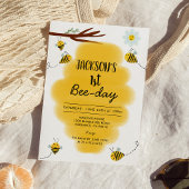 Hommels verjaardagsfeest uitnodiging | 1e Bij-dag