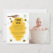 Hommels Verjaardagsfeestje Foto Dank Je Kaarten (Voorkant)