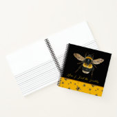 Hommels voeden de bijen tuinieren dagboek notitieboek (Binnen)