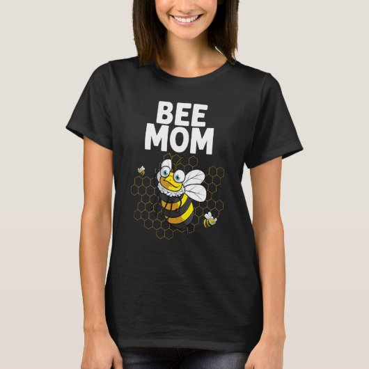 Hommels Voor Moeder Oma Imker Bij T-shirt (Voorkant)