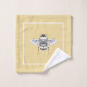  hommels & zomergeel bad handdoek (Wasdoekje)