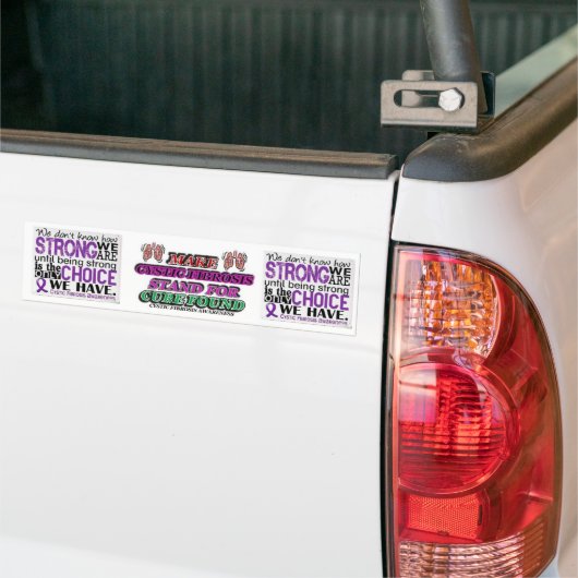 hommelsticker voor cystic fibrosis bumpersticker (Op Truck)