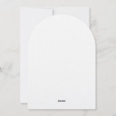 "Hommeltje" 3e verjaardagsuitnodiging Kaart (Achterkant)