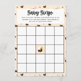 Hommeltje Bloemen Baby Bingo Spelkaart Kaart