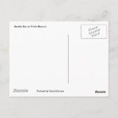 Hommeltje op Distel Ansichtkaart Briefkaart (Achterkant)