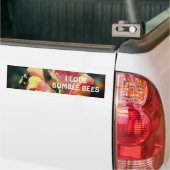 Hommeltje Op Leeuwenbek  Bumpersticker (Op Truck)