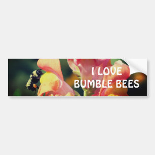 Hommeltje Op Leeuwenbek Bumpersticker