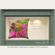Hommeltje op Roze Echinacea