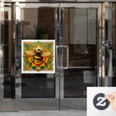 Hommeltje Raamsticker (Kantoordeur)