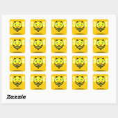 Hommeltje Vierkante Sticker (Vel)