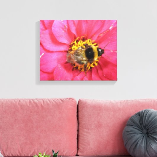 Hommendoekprint Canvas Afdruk (Insitu (Woonkamer))