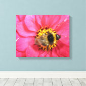 Hommendoekprint Canvas Afdruk (Insitu (Houten vloer))
