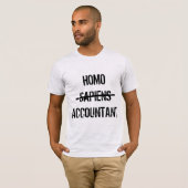 Homo accountant t-shirt (Voorkant volledig)